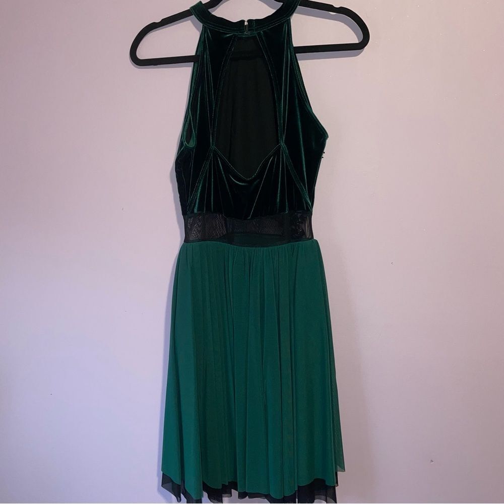 Weissman Dance Costume Velvet Leotard Dress Women M Mesh Skirt Performance Arts - Picture 5 of 8
